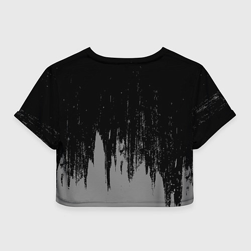 Женский топ Евгения - в красной рамке на темном / 3D-принт – фото 2