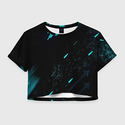 Женский топ Abstraction Line blue