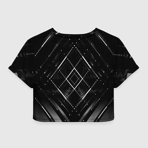 Женский топ Hexagon Black / 3D-принт – фото 2