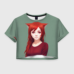 Женский топ Cute Catgirl