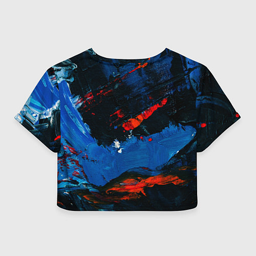 Женский топ Краска гуашь / 3D-принт – фото 2