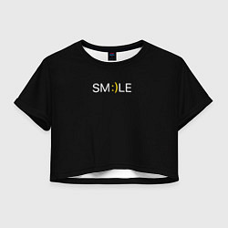 Женский топ Надпись smile