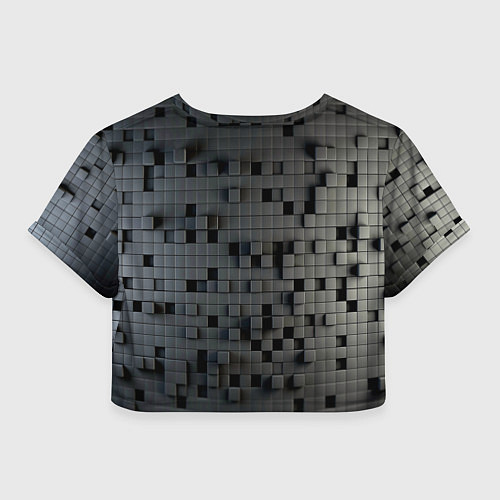 Женский топ Digital pixel black / 3D-принт – фото 2