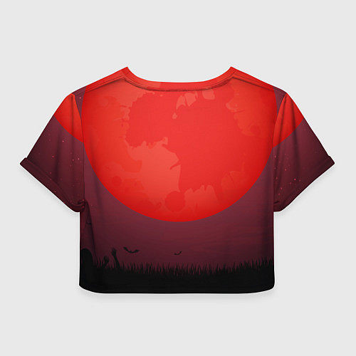 Женский топ Король и шут красная луна / 3D-принт – фото 2