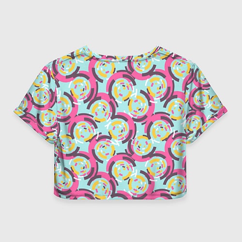 Женский топ Круговой паттерн / 3D-принт – фото 2