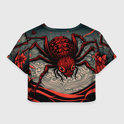 Женский топ Красный паук / 3D-принт – фото 2