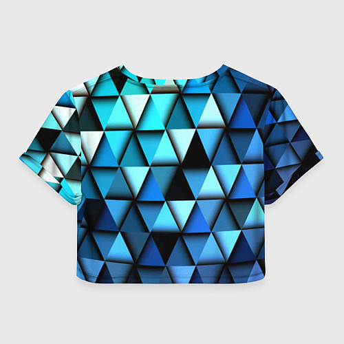 Женский топ Blue triangle / 3D-принт – фото 2