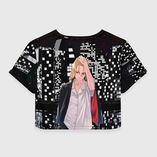Женский топ Токийские мстители ночной город / 3D-принт – фото 2