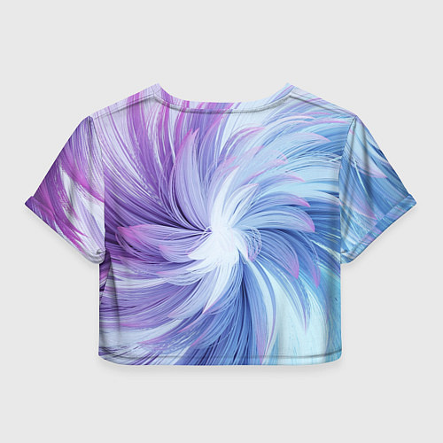 Женский топ Вихрь красок / 3D-принт – фото 2
