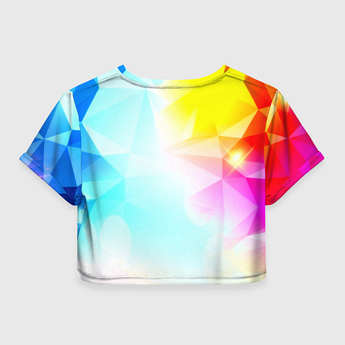 Женский топ Gradient colors geometry / 3D-принт – фото 2