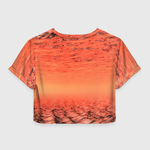 Женский топ Огненные осколки / 3D-принт – фото 2