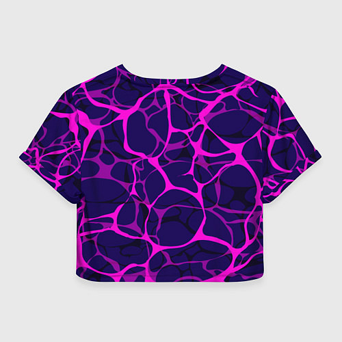 Женский топ Неоновая аниме вода / 3D-принт – фото 2