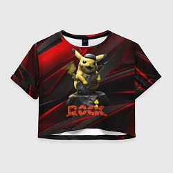 Женский топ Pikachu Rock style