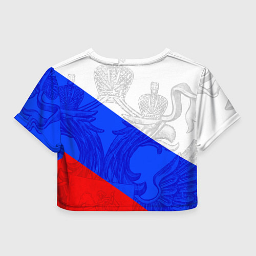 Женский топ Сердечко - Россия / 3D-принт – фото 2