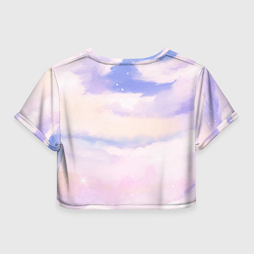 Женский топ DanMachi sky clouds / 3D-принт – фото 2