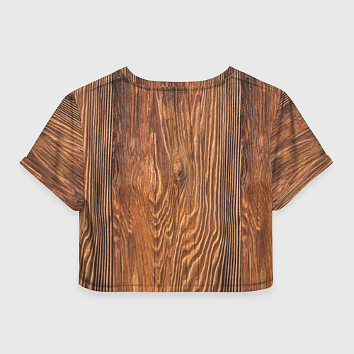 Женский топ Текстура дерева / 3D-принт – фото 2
