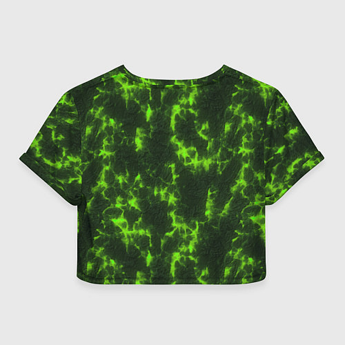 Женский топ Лава кислотного оттенка / 3D-принт – фото 2
