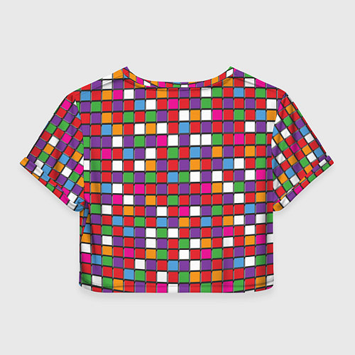 Женский топ Color cubes / 3D-принт – фото 2