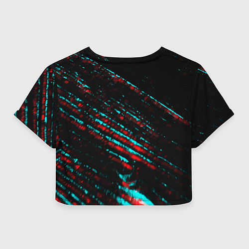 Женский топ Counter Strike в стиле glitch и баги графики на те / 3D-принт – фото 2