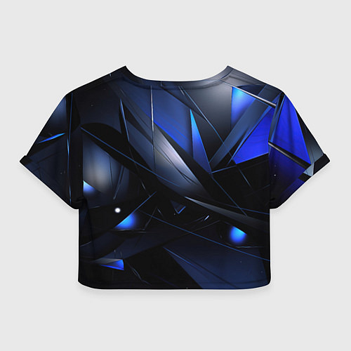 Женский топ Blue black background / 3D-принт – фото 2