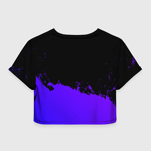 Женский топ Sum41 purple grunge / 3D-принт – фото 2