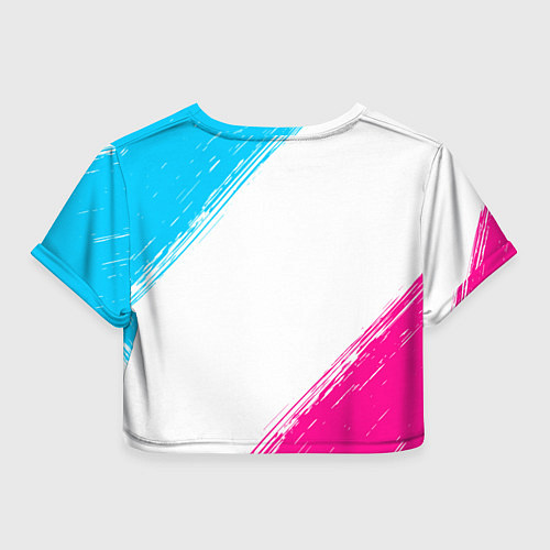 Женский топ Linkin Park neon gradient style / 3D-принт – фото 2