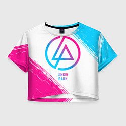 Женский топ Linkin Park neon gradient style