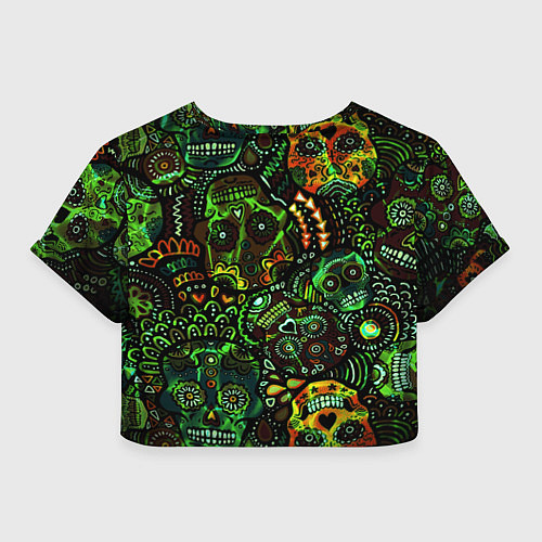 Женский топ Мексиканские призраки / 3D-принт – фото 2