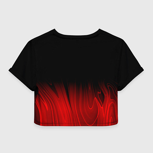 Женский топ Joy Division red plasma / 3D-принт – фото 2