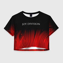 Женский топ Joy Division red plasma