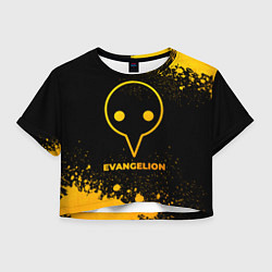 Женский топ Evangelion - gold gradient