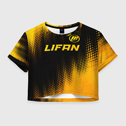 Женский топ Lifan - gold gradient: символ сверху