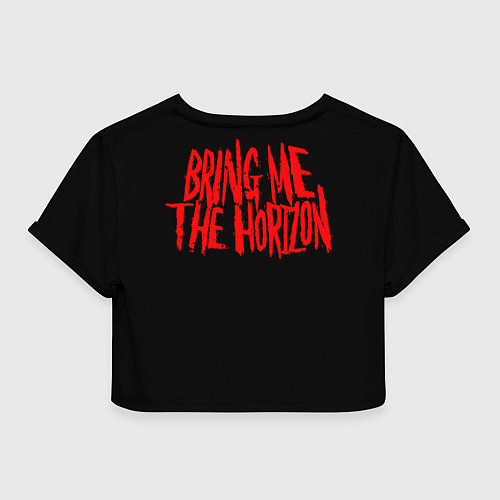 Женский топ Bring me the horizon - skull / 3D-принт – фото 2