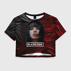 Женский топ Blackpink red and black