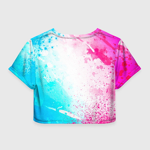 Женский топ Black Clover neon gradient style / 3D-принт – фото 2