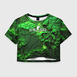 Женский топ CS GO green abstract