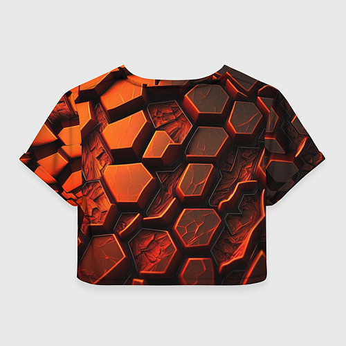 Женский топ CS GO orange logo / 3D-принт – фото 2