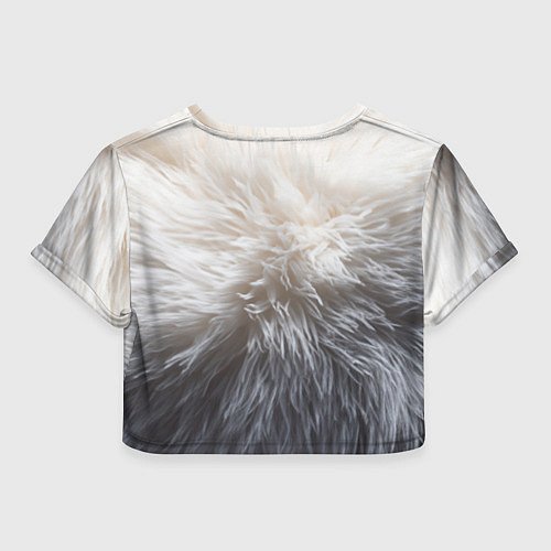 Женский топ Брутальный бегемот / 3D-принт – фото 2