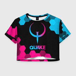 Женский топ Quake - neon gradient