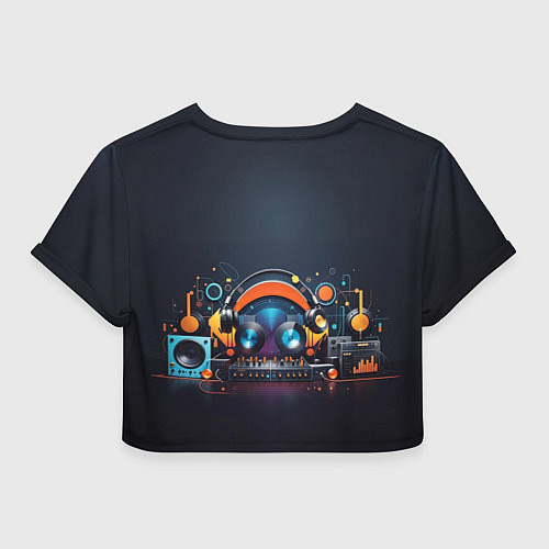 Женский топ Диджейский пульт / 3D-принт – фото 2