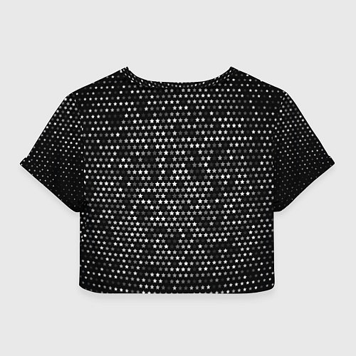 Женский топ FNAF glitch на темном фоне: символ сверху / 3D-принт – фото 2