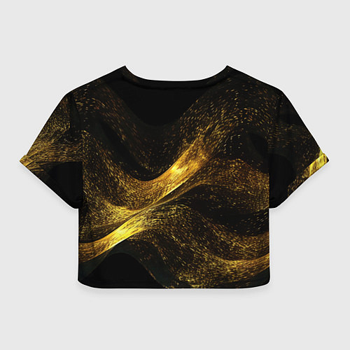 Женский топ Baldurs Gate 3 logo gold black / 3D-принт – фото 2