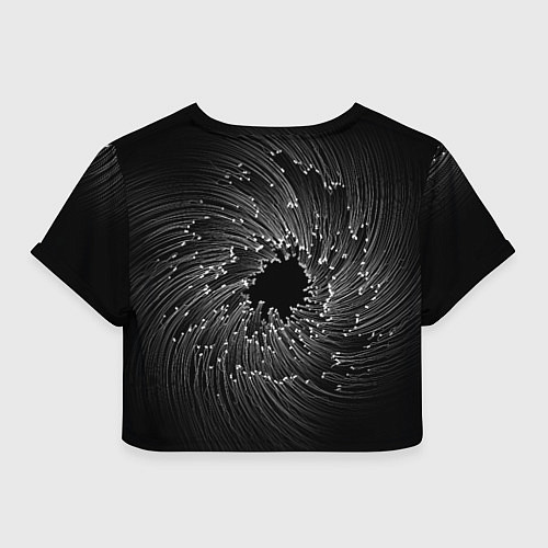 Женский топ Абстракция черная дыра / 3D-принт – фото 2