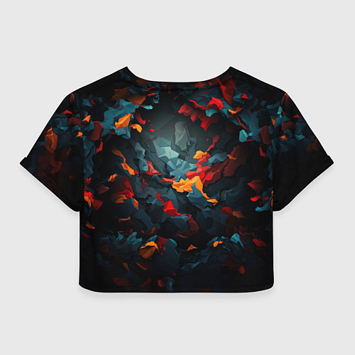 Женский топ Мрачный камуфляж / 3D-принт – фото 2