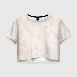 Женский топ Бежевый треугольный