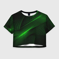 Женский топ Green neon lines