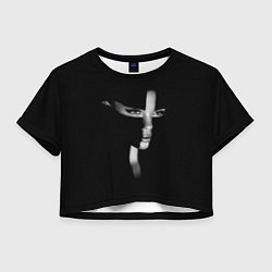 Женский топ Красивая монахиня - готический крест