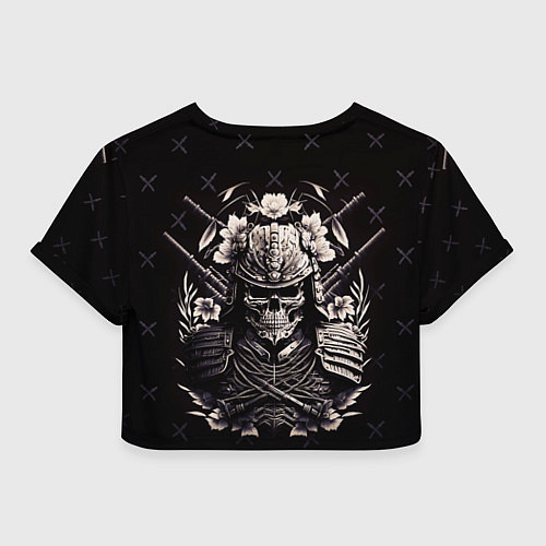 Женский топ Дух японского самурая / 3D-принт – фото 2