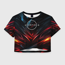 Женский топ Starfield abstract logo