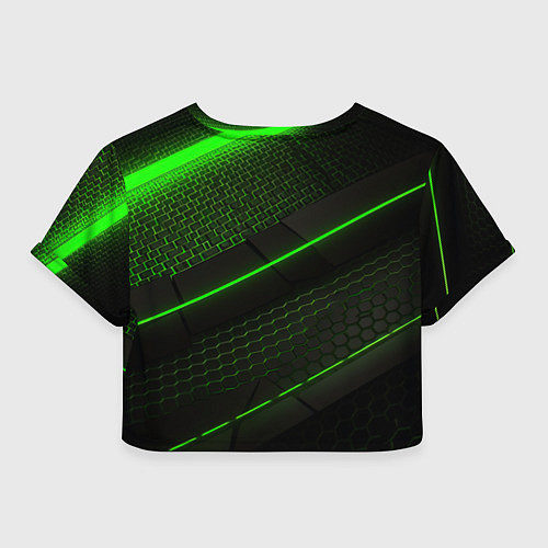 Женский топ CS2 green neon / 3D-принт – фото 2
